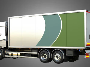 T520 - Refrigerated Truck 3D Model