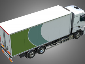 T520 - Refrigerated Truck 3D Model