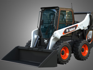 S76 Platinum Skid Steer Loader - Bucket 3D Model