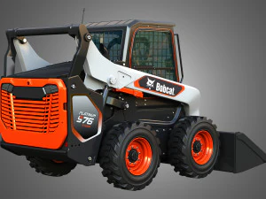 S76 Platinum Skid Steer Loader - Bucket 3D Model