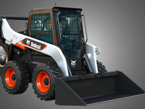 S76 Platinum Skid Steer Loader - Bucket 3D Model