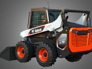 S76 Platinum Skid Steer Loader - Bucket 3D Model