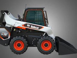 S76 Platinum Skid Steer Loader - Bucket 3D Model