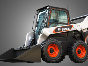 S76 Platinum Skid Steer Loader - Bucket 3D Model
