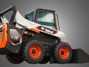 S76 Platinum Skid Steer Loader - Bucket 3D Model