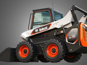 S76 Platinum Skid Steer Loader - Bucket 3D Model