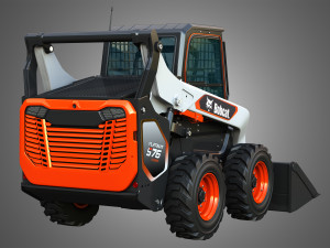 S76 Platinum Skid Steer Loader - Bucket 3D Model