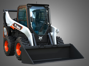 S76 Platinum Skid Steer Loader - Bucket 3D Model
