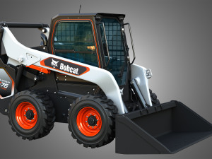 S76 Platinum Skid Steer Loader - Bucket 3D Model