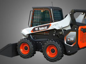 S76 Platinum Skid Steer Loader - Bucket 3D Model