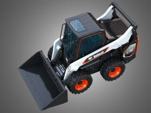 S76 Platinum Skid Steer Loader - Bucket 3D Model