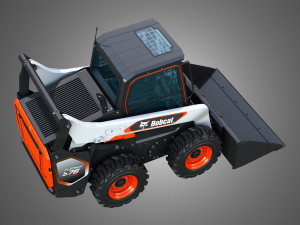 S76 Platinum Skid Steer Loader - Bucket 3D Model