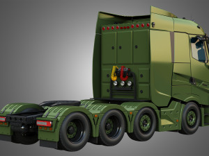 T520 - 8X4 Heavy Haulage Truck Model 3D
