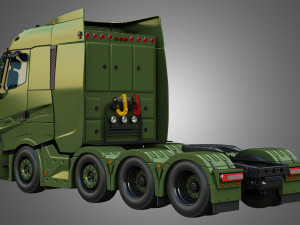 T520 - 8X4 Heavy Haulage Truck Model 3D