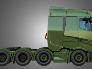 T520 - 8X4 Heavy Haulage Truck Model 3D
