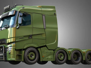T520 - 8X4 Heavy Haulage Truck 3D Model