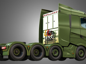 T520 - 8X4 Heavy Haulage Truck Model 3D
