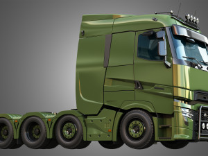 T520 - 8X4 Heavy Haulage Truck Model 3D