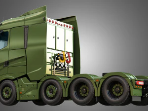 T520 - 8X4 Heavy Haulage Truck 3D Model