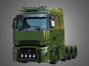T520 - 8X4 Heavy Haulage Truck Model 3D