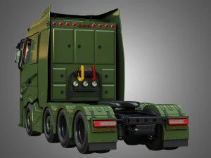 T520 - 8X4 Heavy Haulage Truck 3D Model