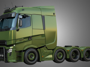T520 - 8X4 Heavy Haulage Truck Model 3D