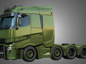 T520 - 8X4 Heavy Haulage Truck 3D Model