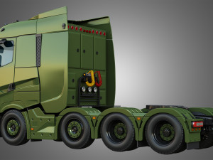 T520 - 8X4 Heavy Haulage Truck Model 3D