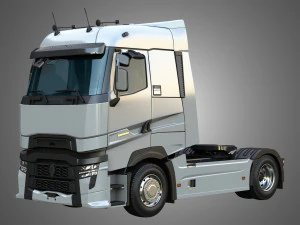 T520 - Вантажівка високого класу - Одновісна - Стандартна версія 3D Модель