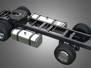 T520 - High Range Truck - Single Axle - Standard Version Modello 3D