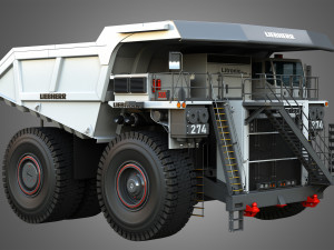 T274 - Off-Highway - Mining Dump Truck 3D Model