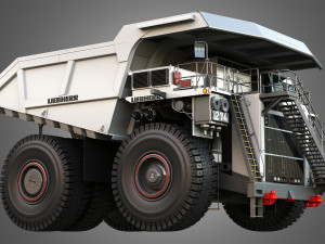 T274 - Off-Highway - Mining Dump Truck 3D Model