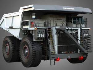 T274 - Off-Highway - Mining Dump Truck 3D Model