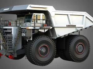T274 - Off-Highway - Mining Dump Truck 3D Model