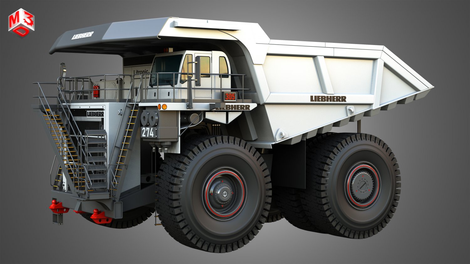 T274 - Off-Highway - Mining Dump Truck 3D Model In Heavy Equipment.