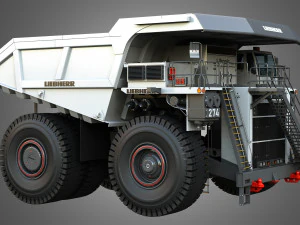 T274 - Off-Highway - Mining Dump Truck 3D Model