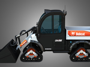 UW56 - Toolcat Quad Tracks - Utility Work Machine - Bucket 3D Model