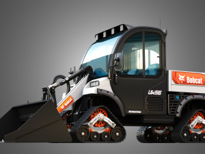 UW56 - Toolcat Quad Tracks - Utility Work Machine - Bucket 3D Model