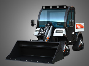 UW56 - Toolcat Quad Tracks - Utility Work Machine - Bucket 3D Model