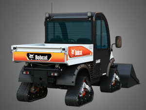 UW56 - Toolcat Quad Tracks - Utility Work Machine - Bucket 3D Model