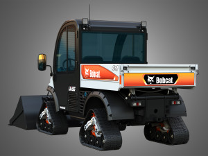 UW56 - Toolcat Quad Tracks - Utility Work Machine - Bucket 3D Model