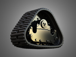 S76 Skid Steer Crawlers Modello 3D