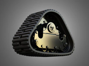 S76 Skid Steer Crawlers 3D Model