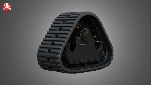 S76 Skid Steer Crawlers Modello 3D .c4d .max .obj .3ds .fbx .stl .blend 