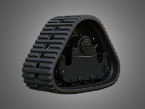 S76 Skid Steer Crawlers Modello 3D