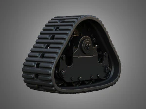 S76 Skid Steer Crawlers 3D Model