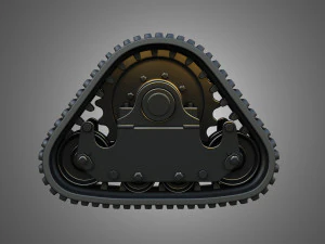S76 Skid Steer Crawlers 3D Model