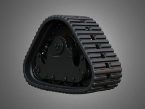 S76 Skid Steer Crawlers 3D Model