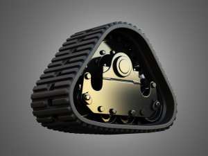 S76 Skid Steer Crawlers Modello 3D