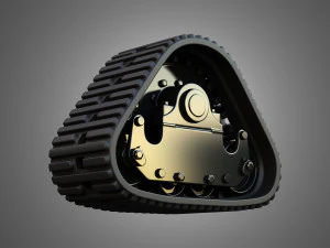 S76 Skid Steer Crawlers 3D Model
